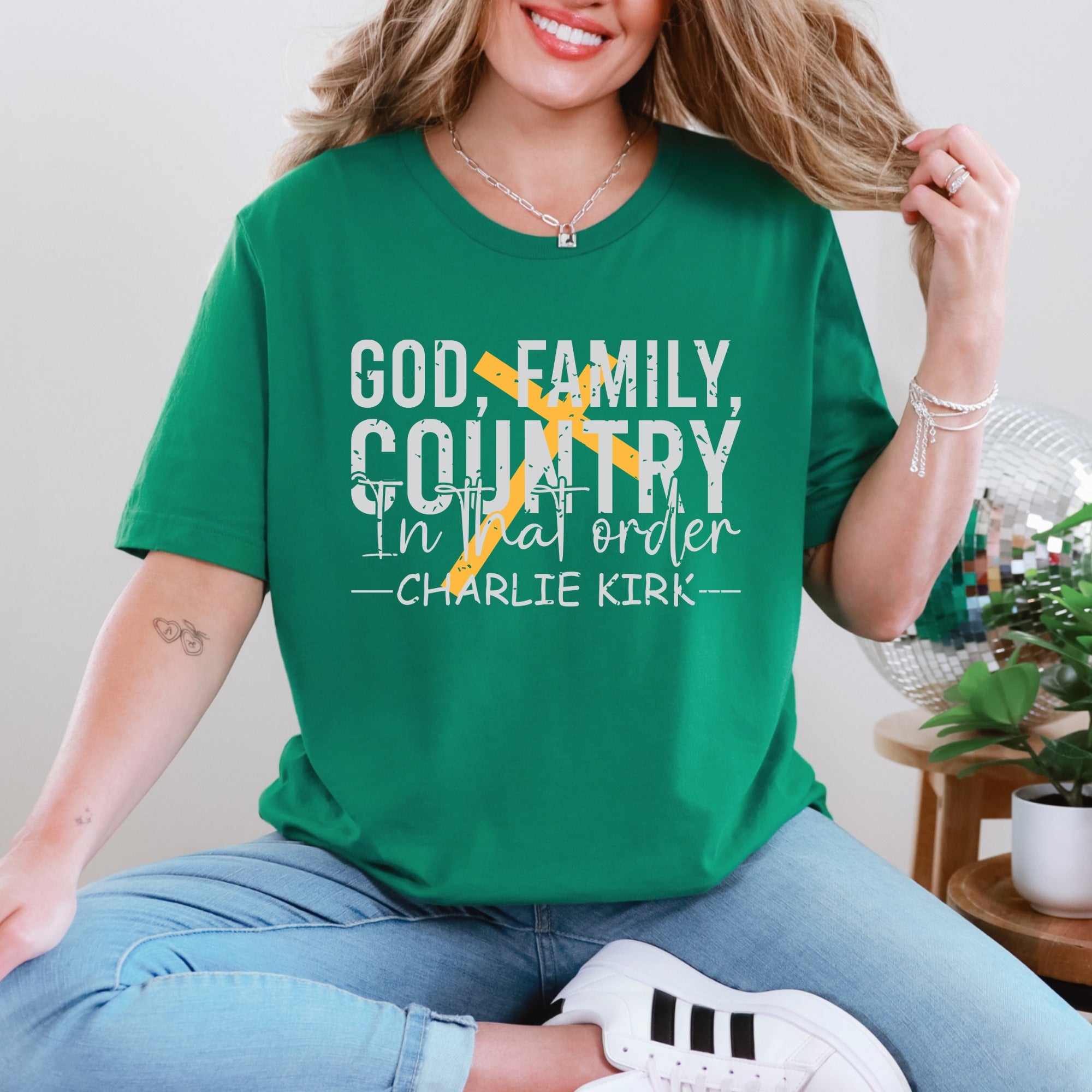 God, Family, Country | Faithful Priorities Tee