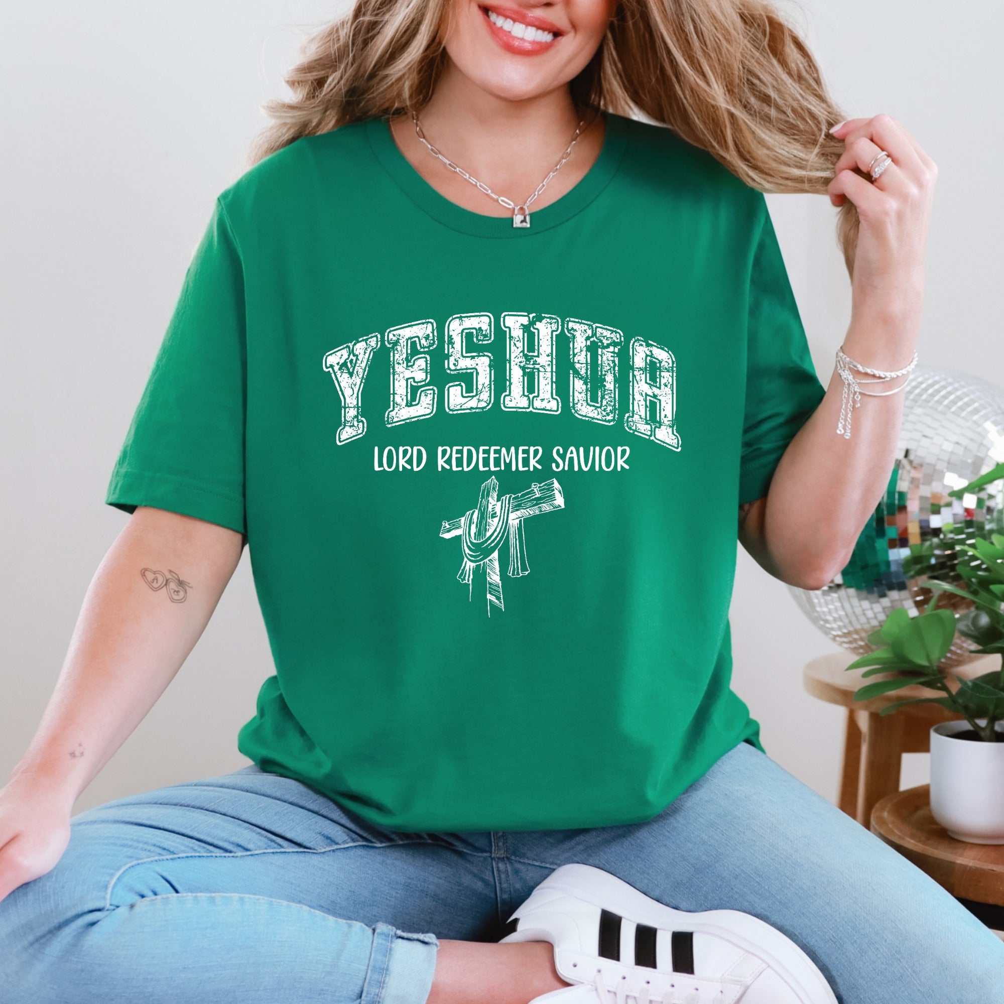 YESHUA Lord Redeemer Savior | Bold Faith Tee