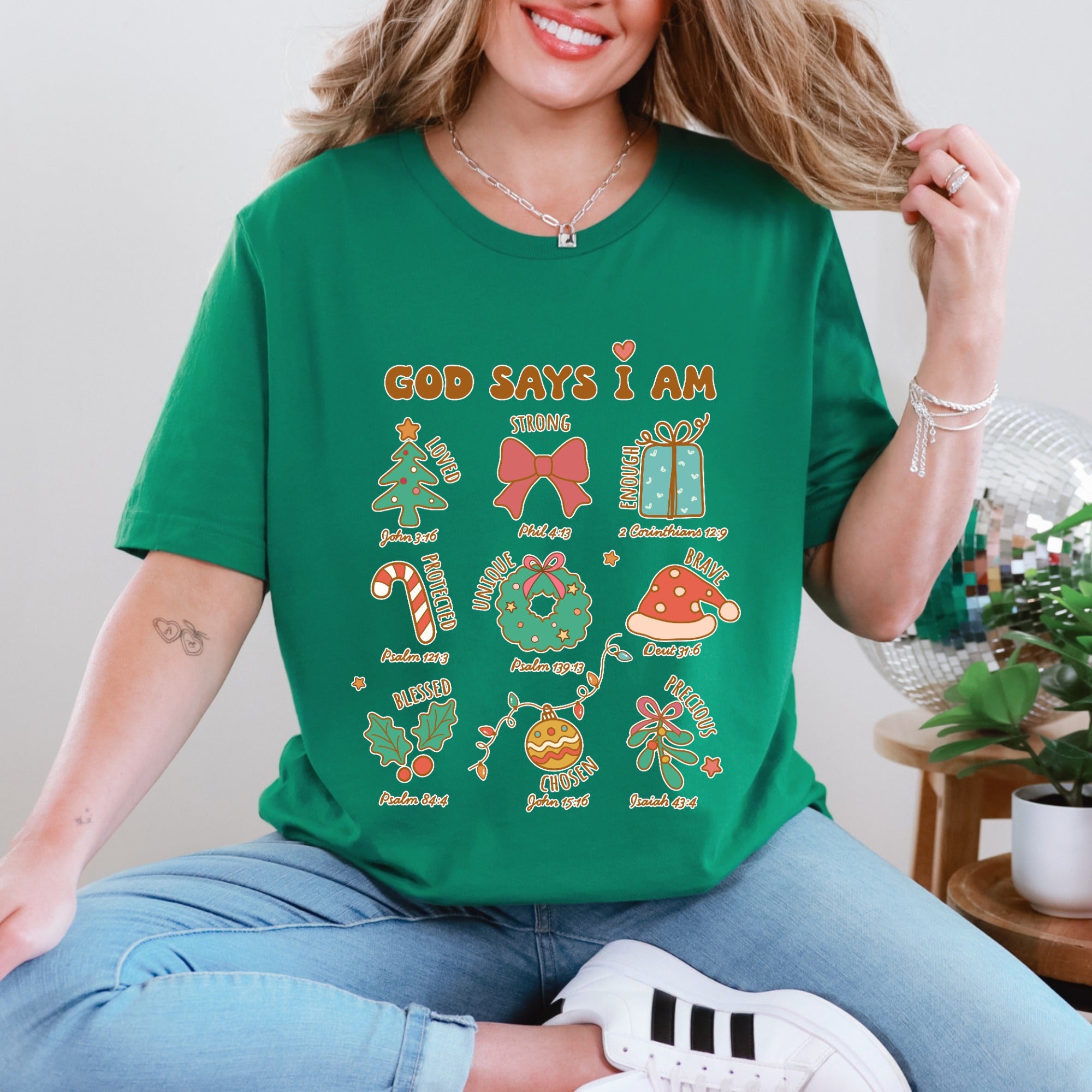 God Says I Am | Christmas Identity Tee