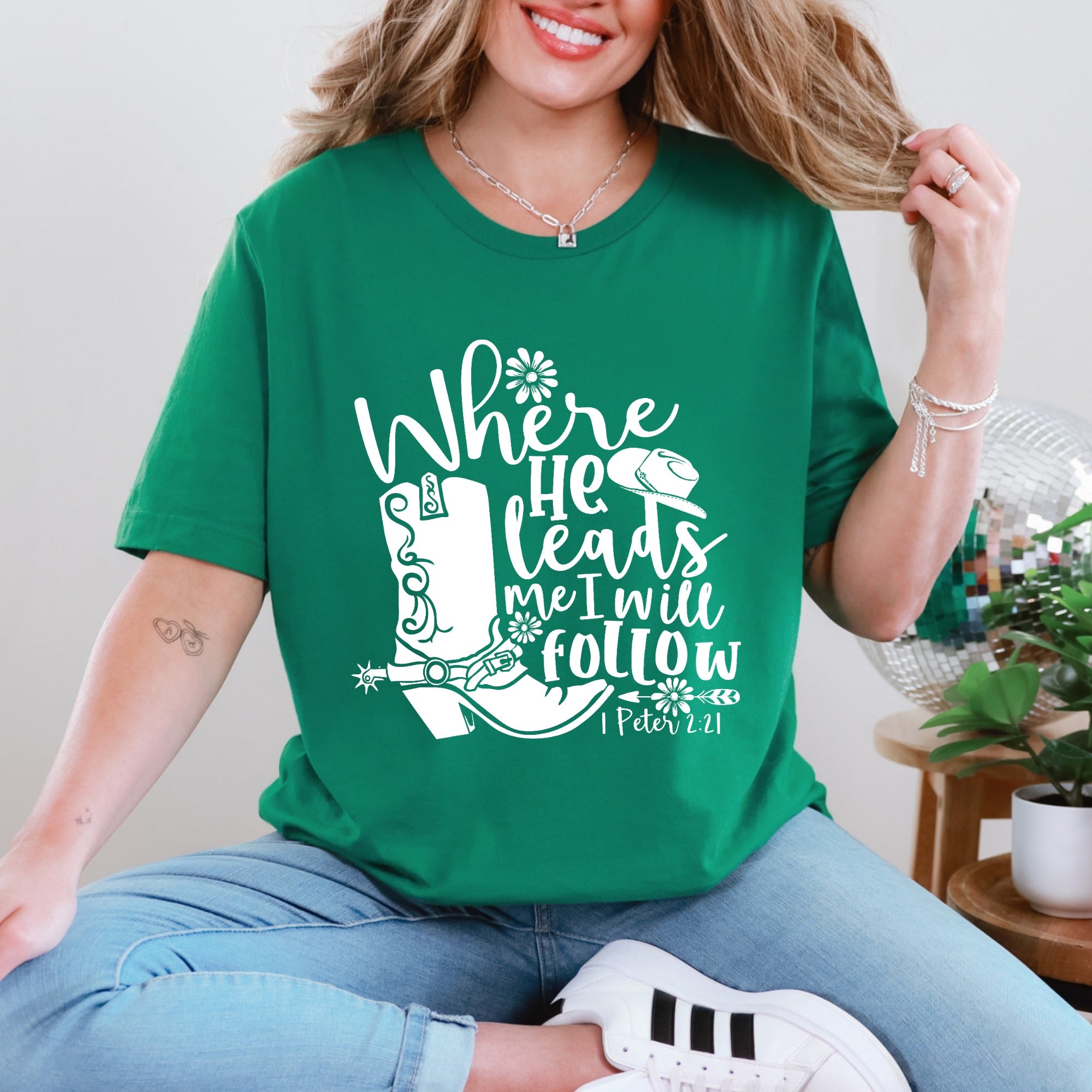 Where He Leads I Will Follow | Faith Journey Tee