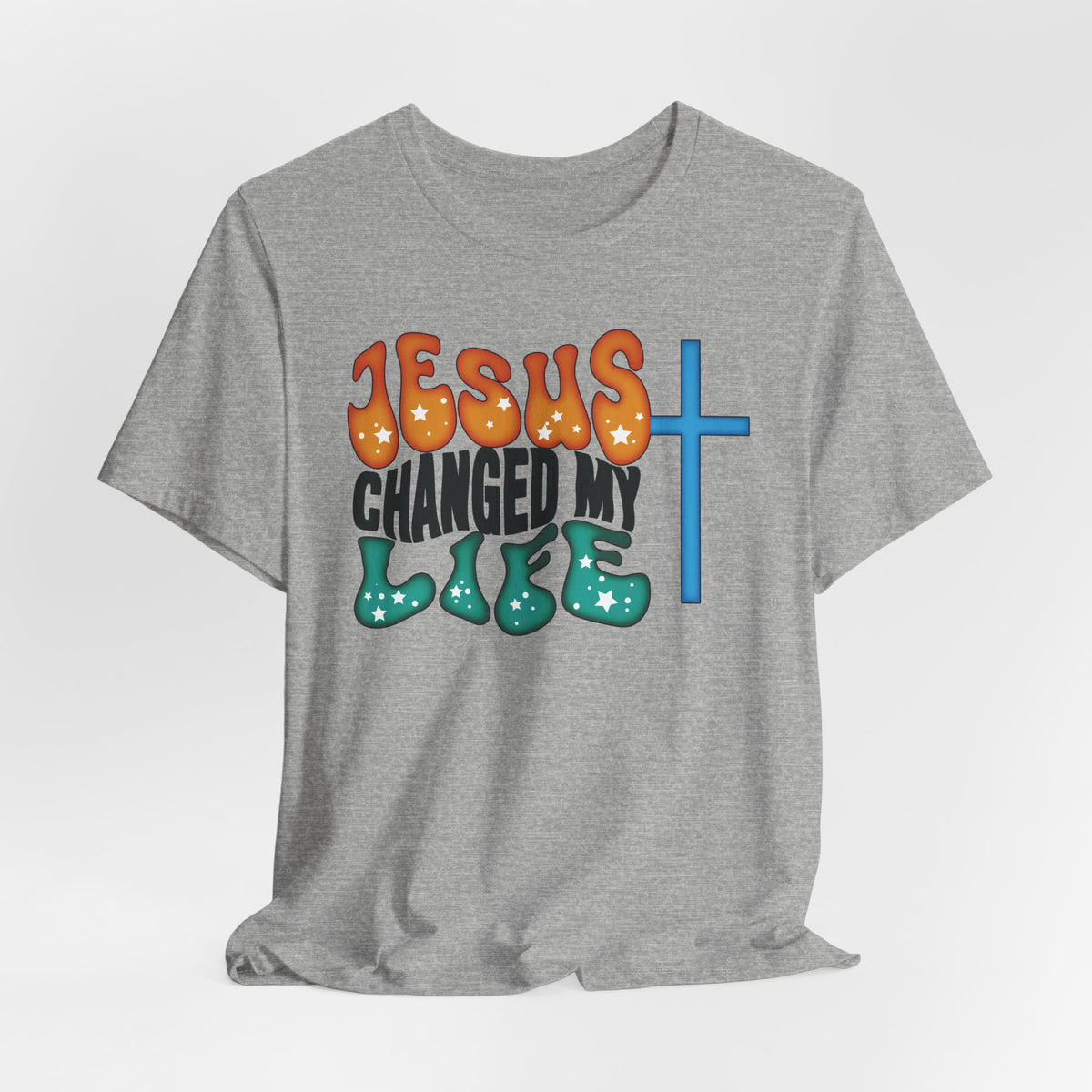 Jesus Changed My Life | Retro Christian T-shirt