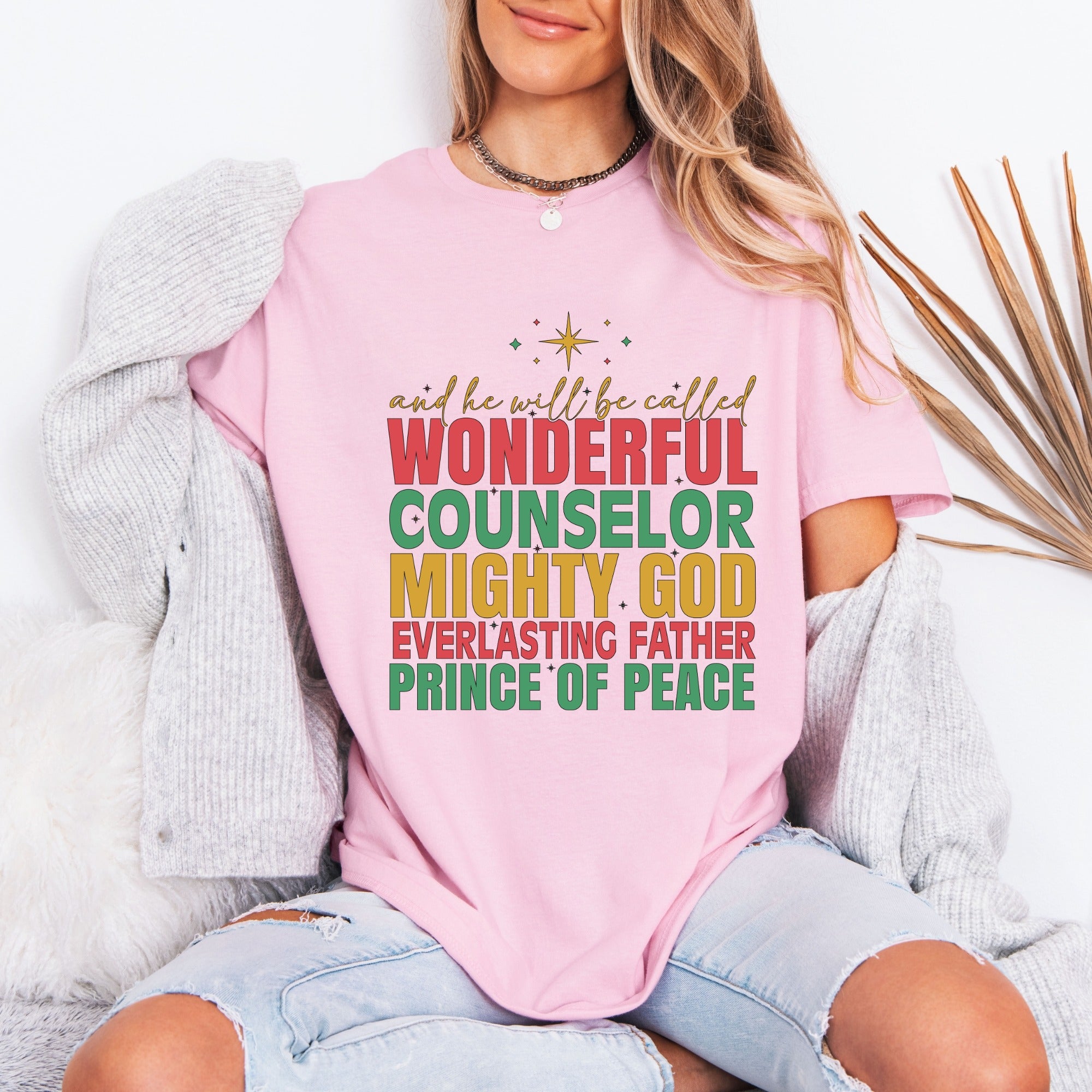 And He Will Be Called - Wonderful Counselor T-Shirt | Christian Faith Tee