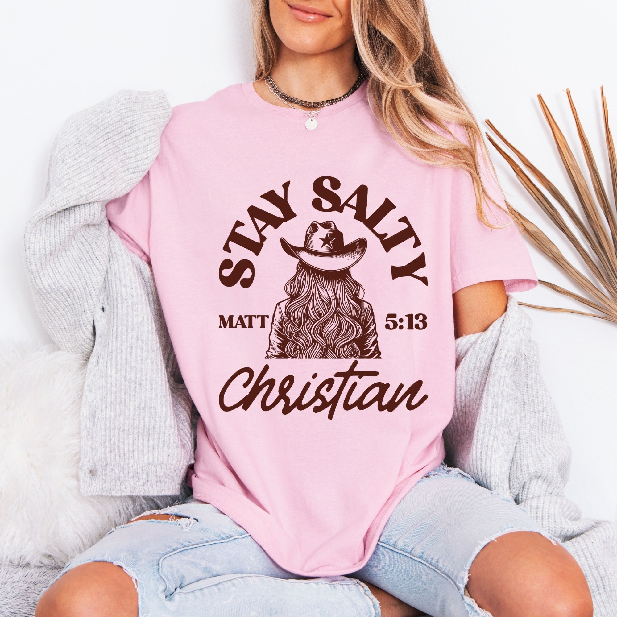 Stay Salty Christian | Bold Faith Statement Tee