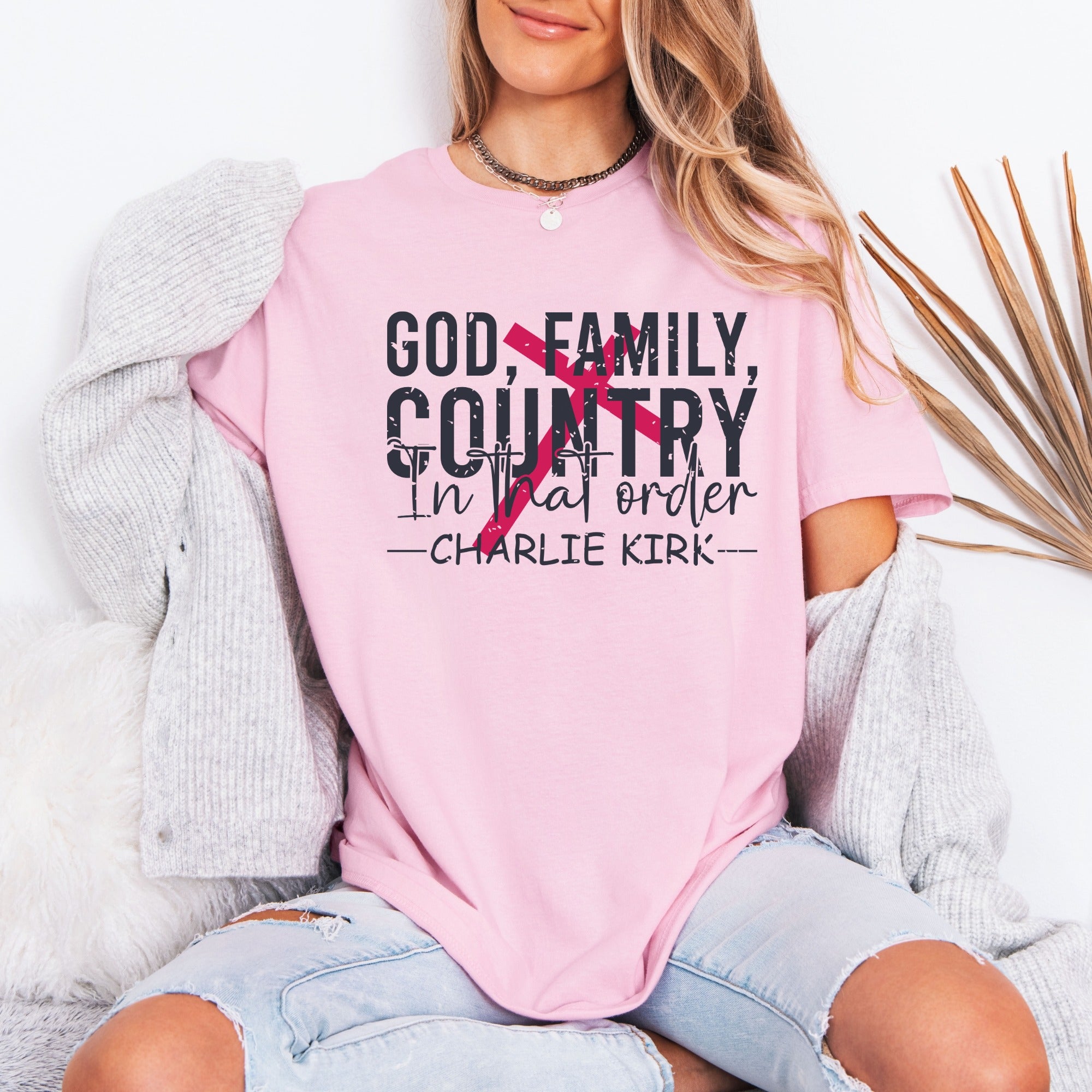 God, Family, Country | Faithful Priorities Tee