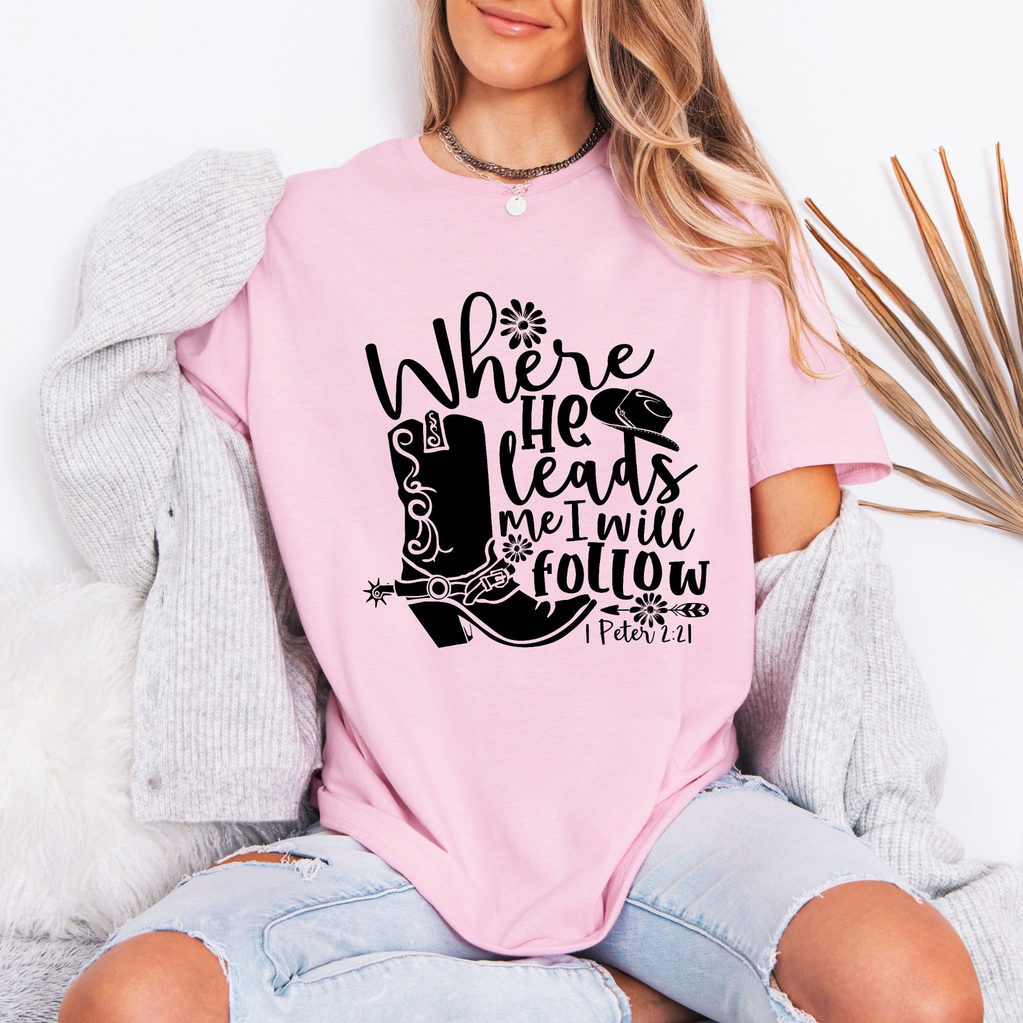 Where He Leads I Will Follow | Faith Journey Tee