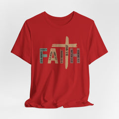 Faith Verses Cross | Bible Verse Tee