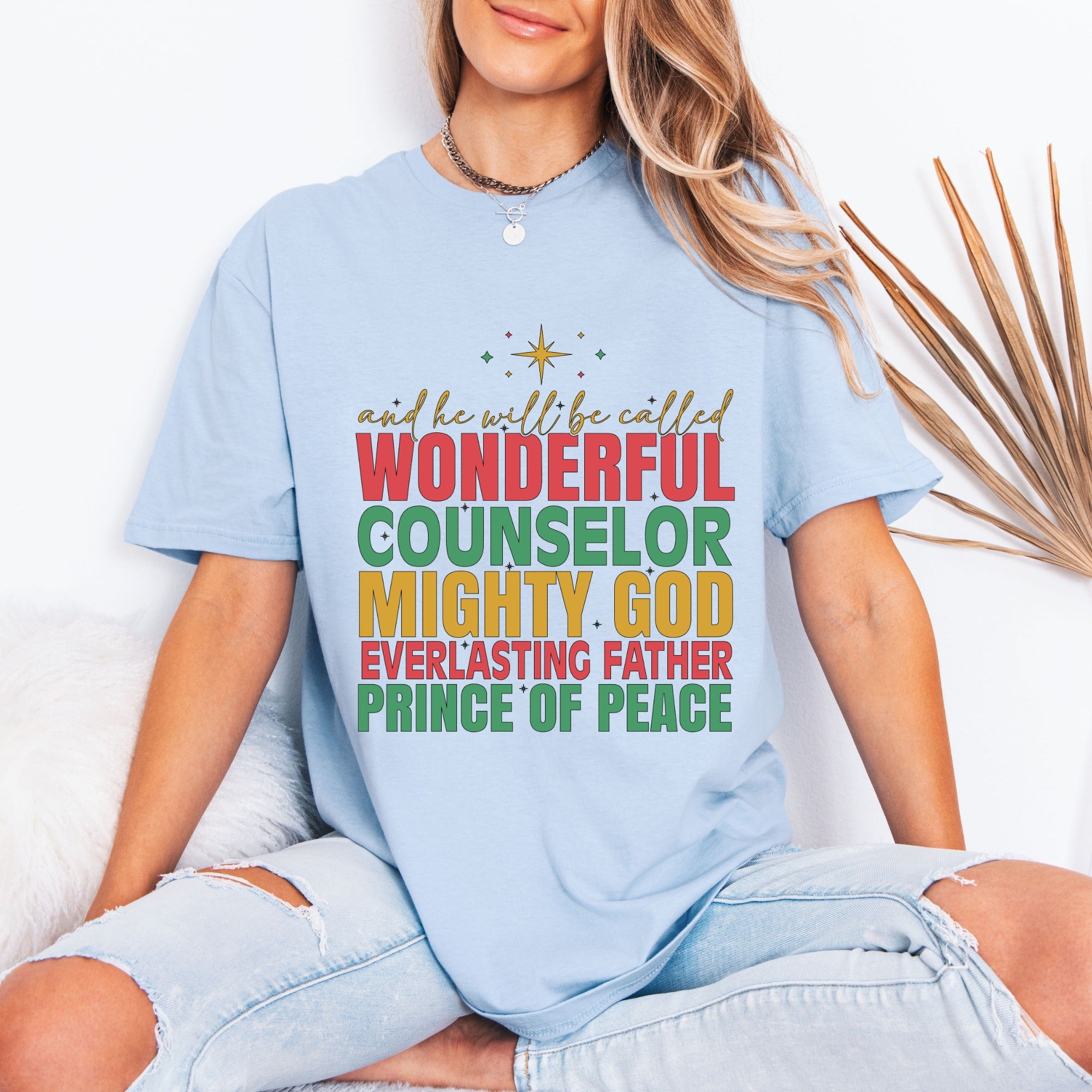 And He Will Be Called - Wonderful Counselor T-Shirt | Christian Faith Tee