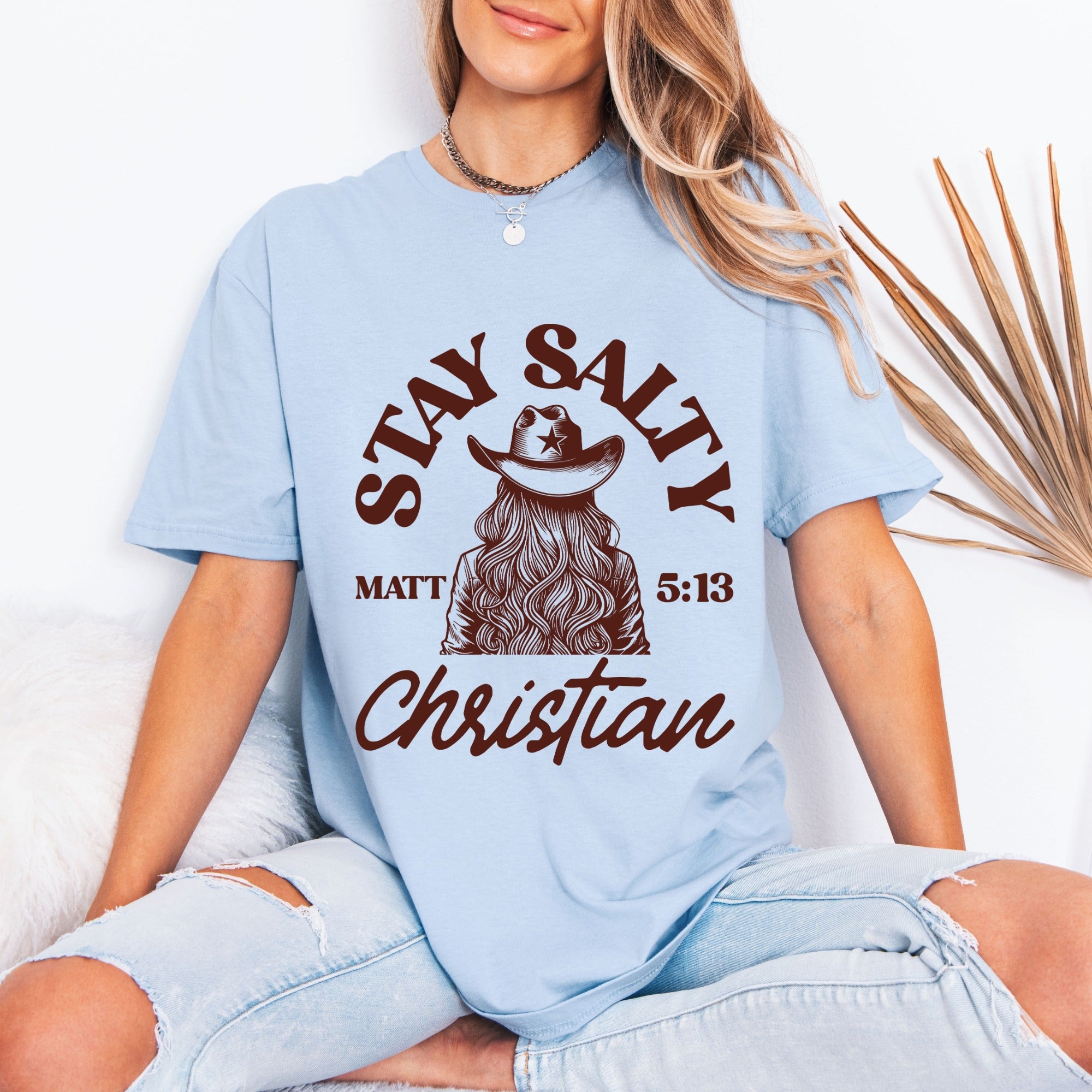Stay Salty Christian | Bold Faith Statement Tee