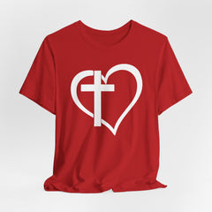 Cross Heart Minimalist | Salvation & Grace Tee