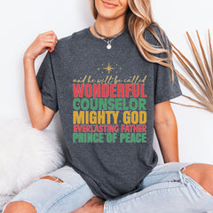 And He Will Be Called - Wonderful Counselor T-Shirt | Christian Faith Tee