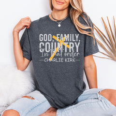 God, Family, Country | Faithful Priorities Tee