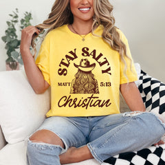 Stay Salty Christian | Bold Faith Statement Tee