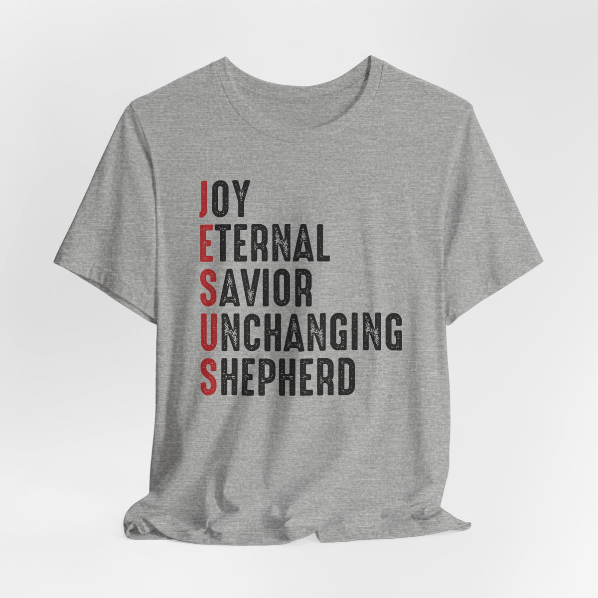 JESUS Acronym Joy Eternal Savior | Identity in Christ T-Shirt