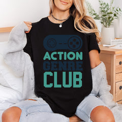 Action Genre Club Controller Geek Humor Collection Geek & Fantasy Collection Ready to Press DTF Transfer for Dtf
