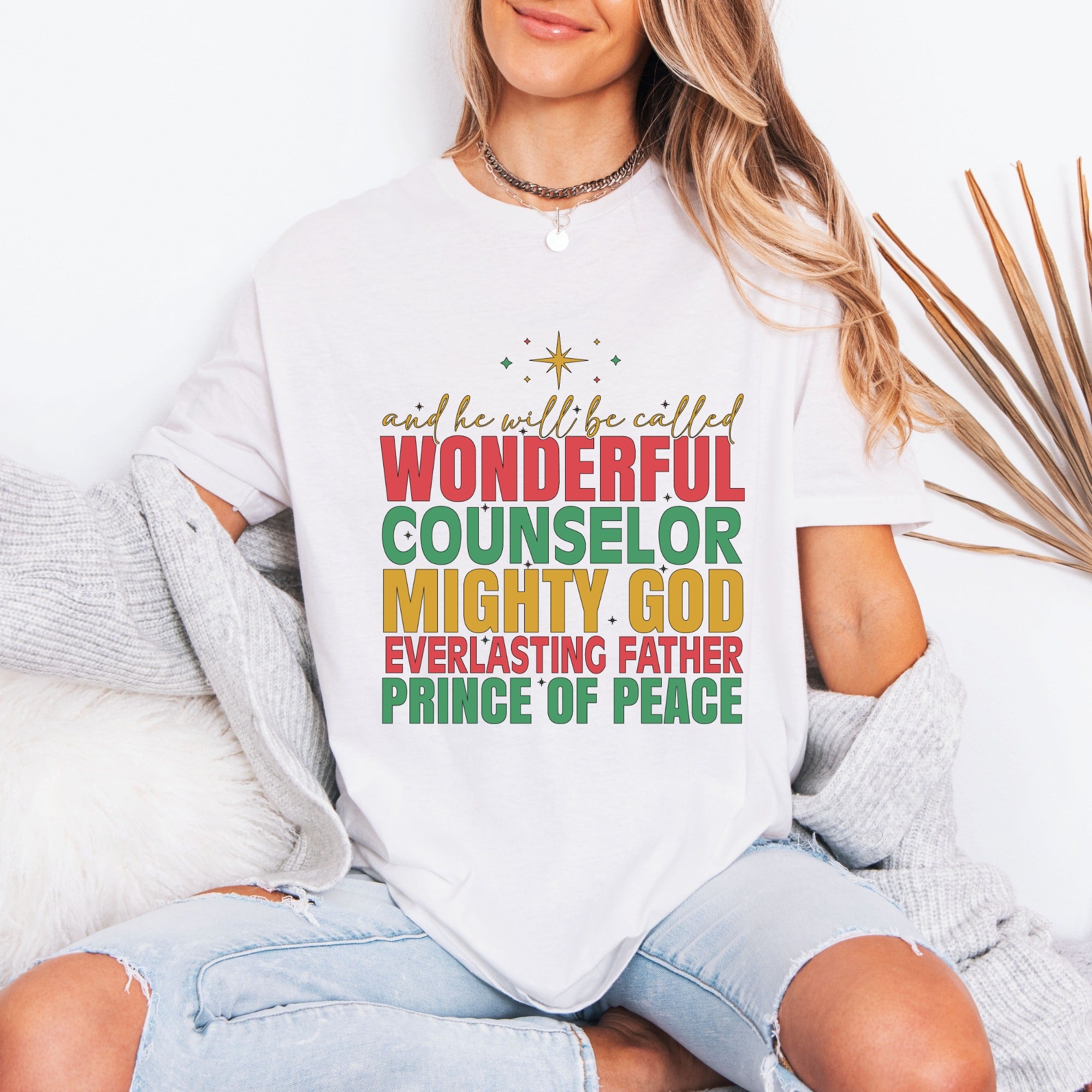 And He Will Be Called - Wonderful Counselor T-Shirt | Christian Faith Tee