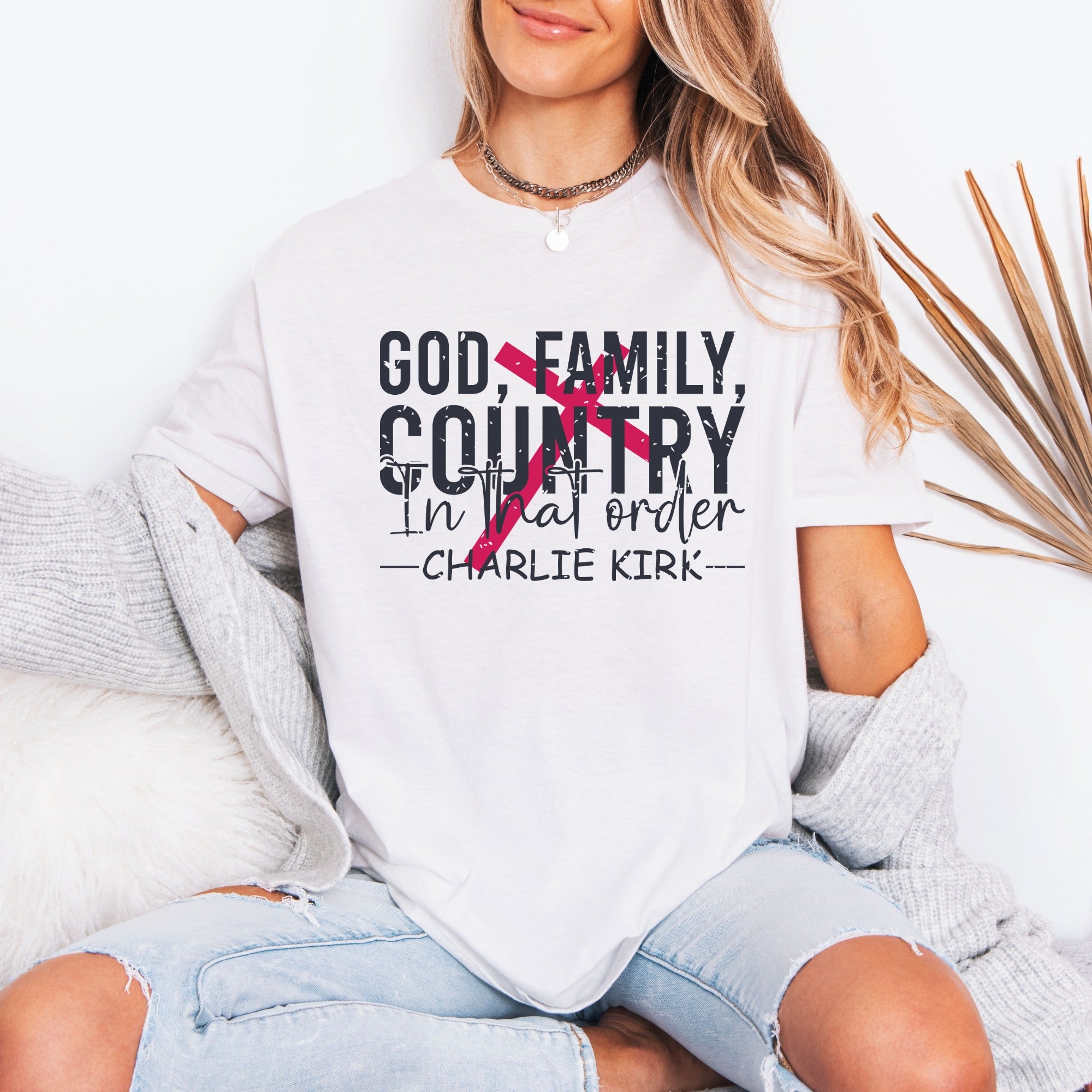 God, Family, Country | Faithful Priorities Tee