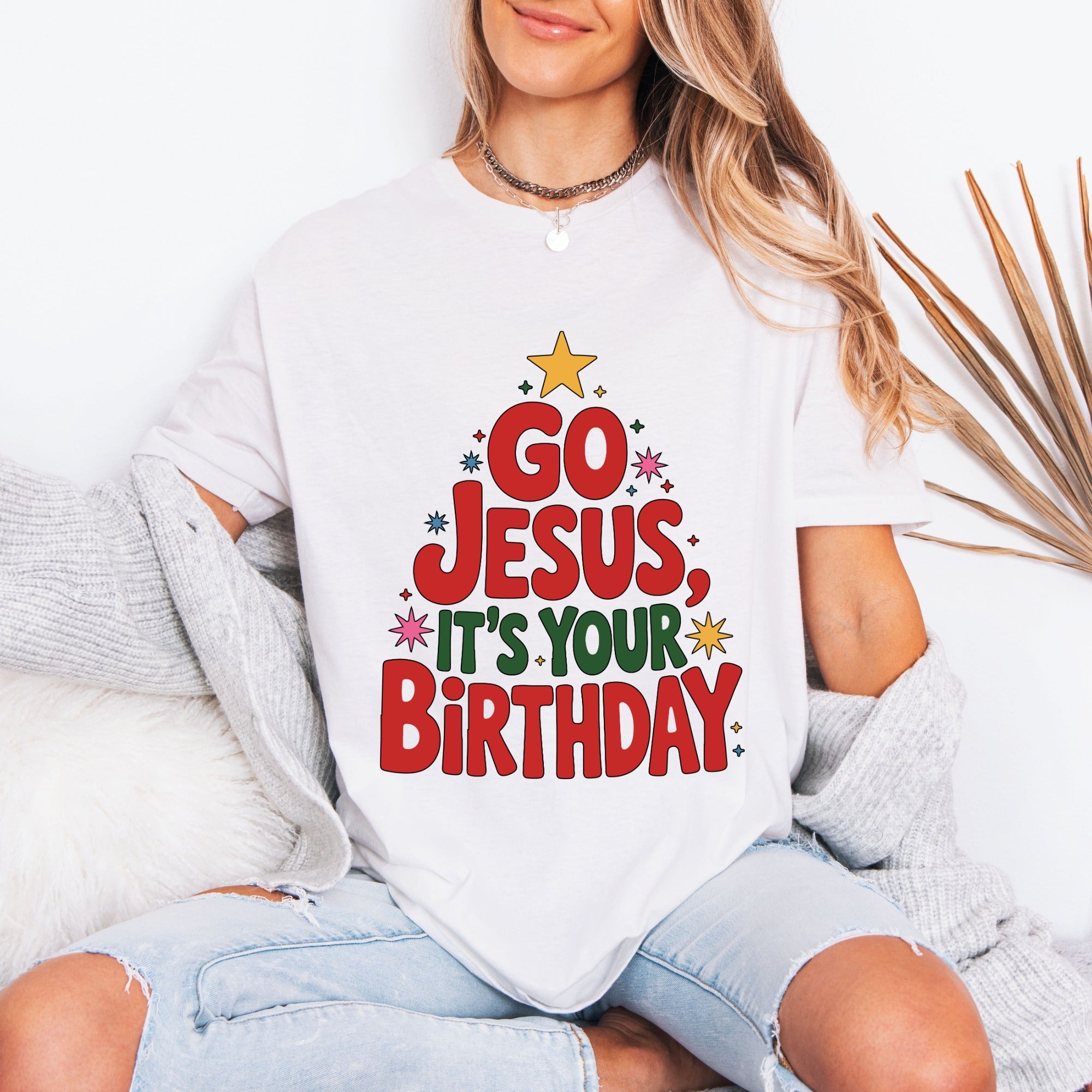 Go Jesus It's Your Birthday | Festive Christ-Centered Tee