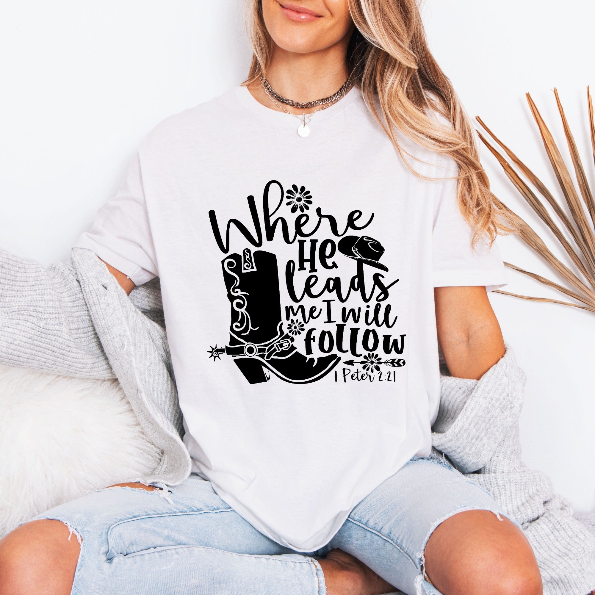 Where He Leads I Will Follow | Faith Journey Tee
