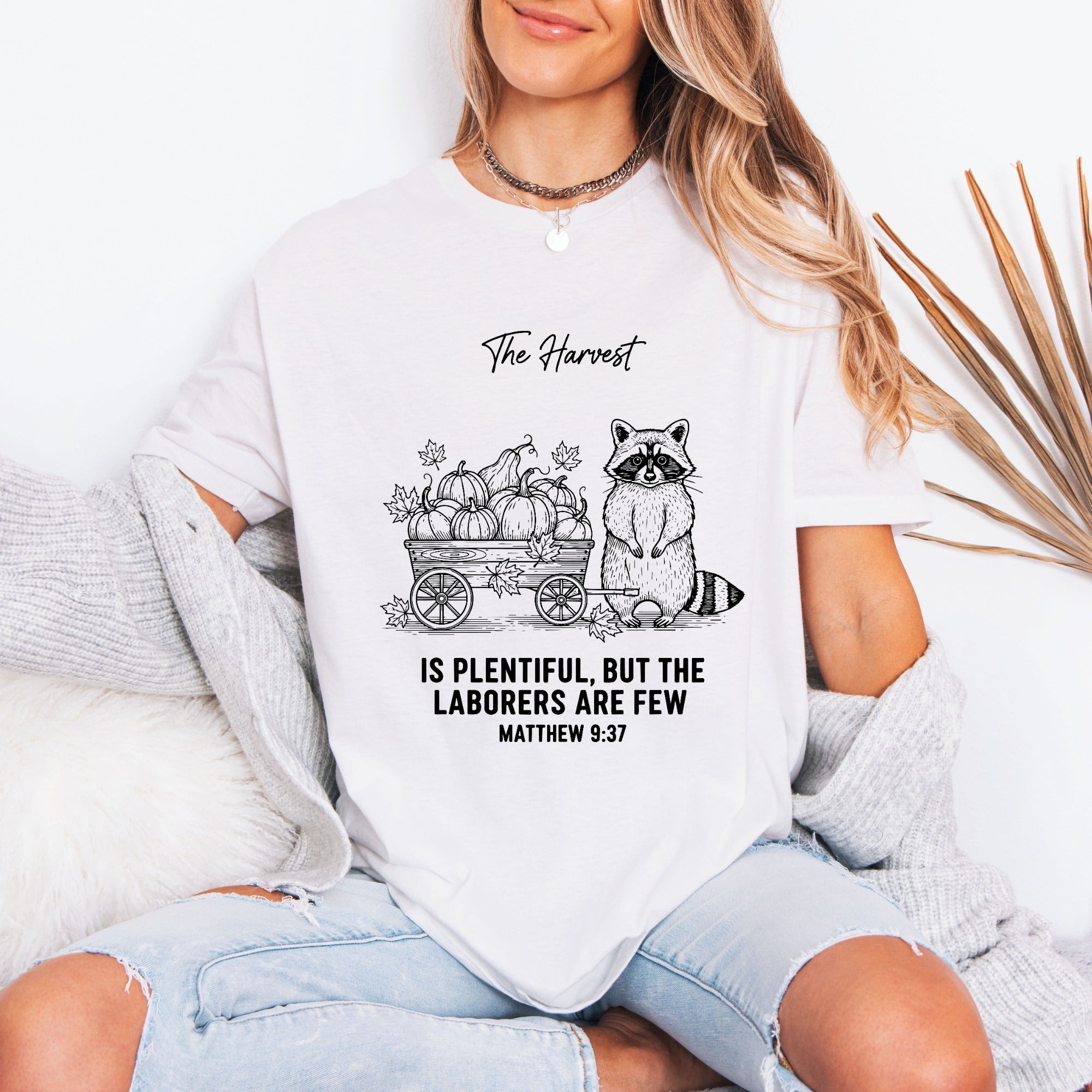 The Harvest Matthew 9:37 | Laborers & Abundance Tee