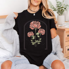 Aesthetic Rose Bouquet Botanical Valentine Aesthetic Ready to Press DTF Transfer for Dtf