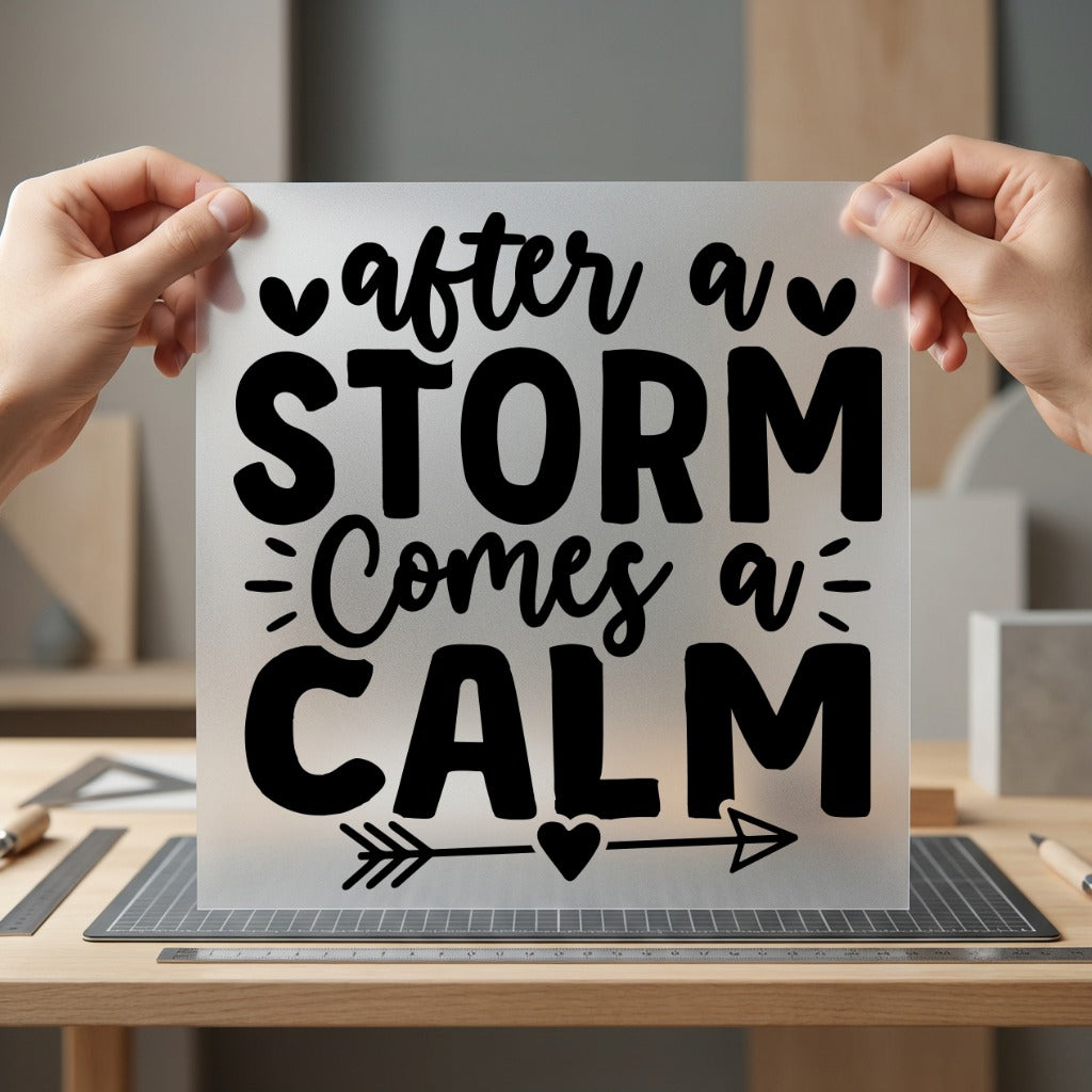 After Storm Comes Calm Aesthetic Ready to Press DTF Transfer for Dtf
