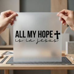 All Hope Jesus Faith-based Christian Faith Ready to Press DTF Transfer for Dtf