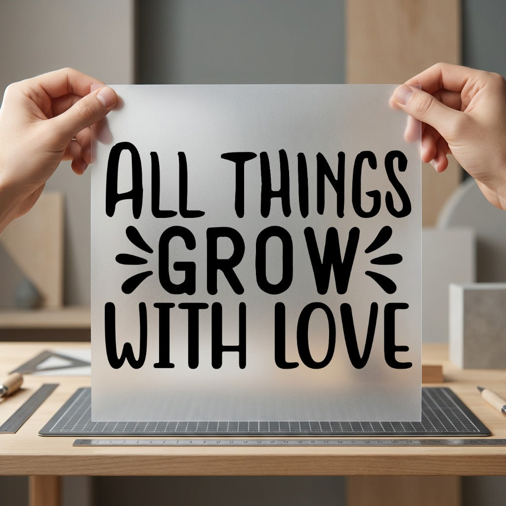 All Things Grow Love Mom Aesthetic Ready to Press DTF Transfer for Dtf