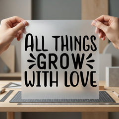 All Things Grow Love Mom Aesthetic Ready to Press DTF Transfer for Dtf