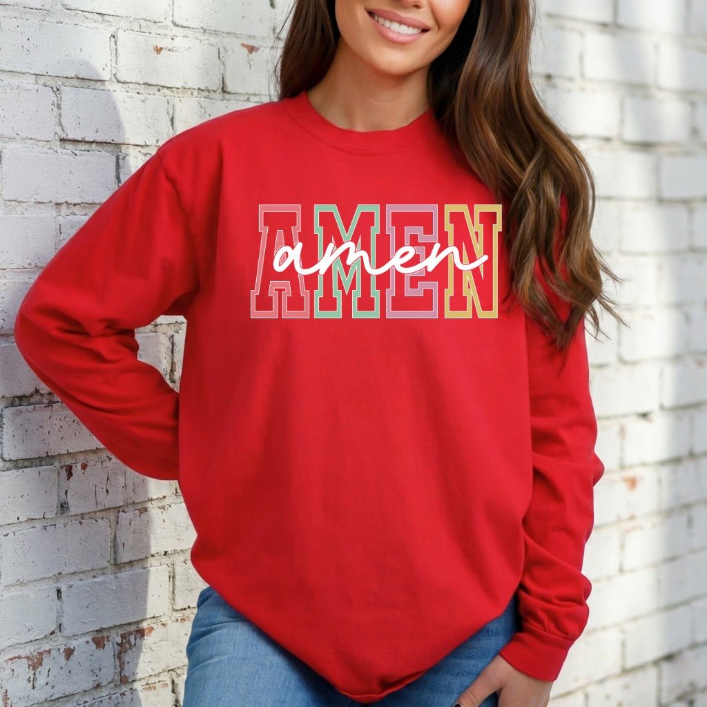 Amen | Modern Faithful Declaration Sweatshirt - Luckets.com