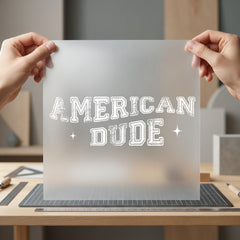 American Dude Retro Western 4th Of July Usa Ready to Press DTF Transfer for Dtf