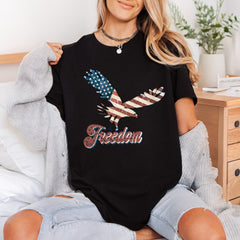 American Flag Eagle Freedom 4th Of July Patriotic Ready to Press DTF Transfer for Dtf