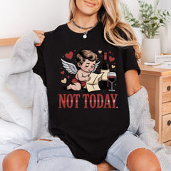 Anti-valentine Cupid Wine Humorous Valentine Funny Ready to Press DTF Transfer for Dtf