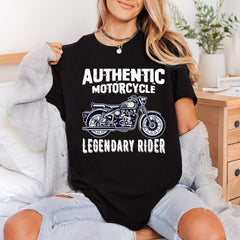 Authentic Motorcycle Legendary Rider Vintage Retro Ready to Press DTF Transfer for Dtf