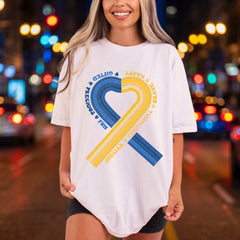 Autism Awareness Ribbon Retro Faith Vintage Ready to Press DTF Transfer for Dtf