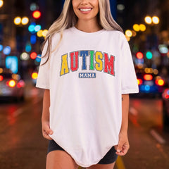Autism Mama Arc Text Mom Ready to Press DTF Transfer for Dtf