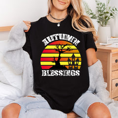 Autumn Blessings Spooky Fall Halloween Fall Ready to Press DTF Transfer for Dtf