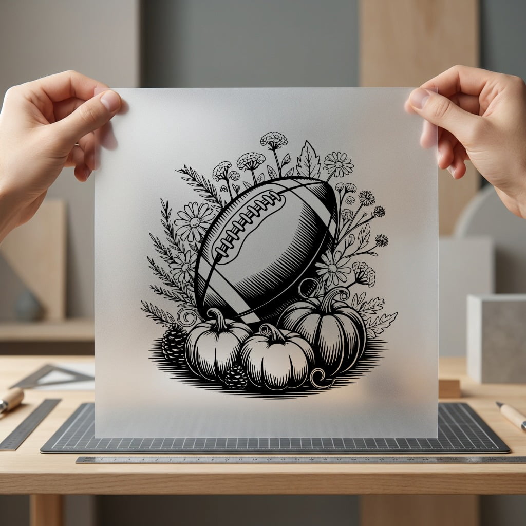 Autumn Football Pumpkins Fall Thanksgiving Fall Ready to Press DTF Transfer for Dtf