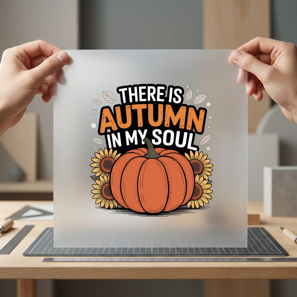 Autumn Soul Pumpkin Sunflowers Thanksgiving Fall Ready to Press DTF Transfer for Dtf