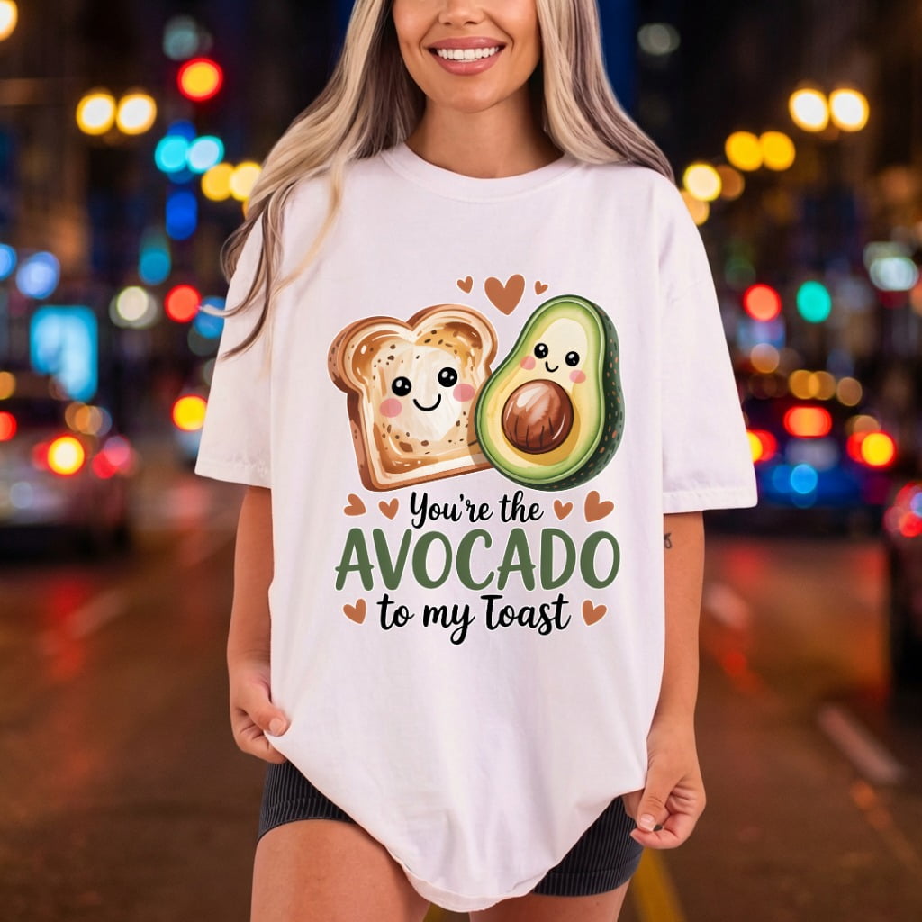 Avocado Toast Foodie Diy Funny Sarcastic Ready to Press DTF Transfer for Dtf