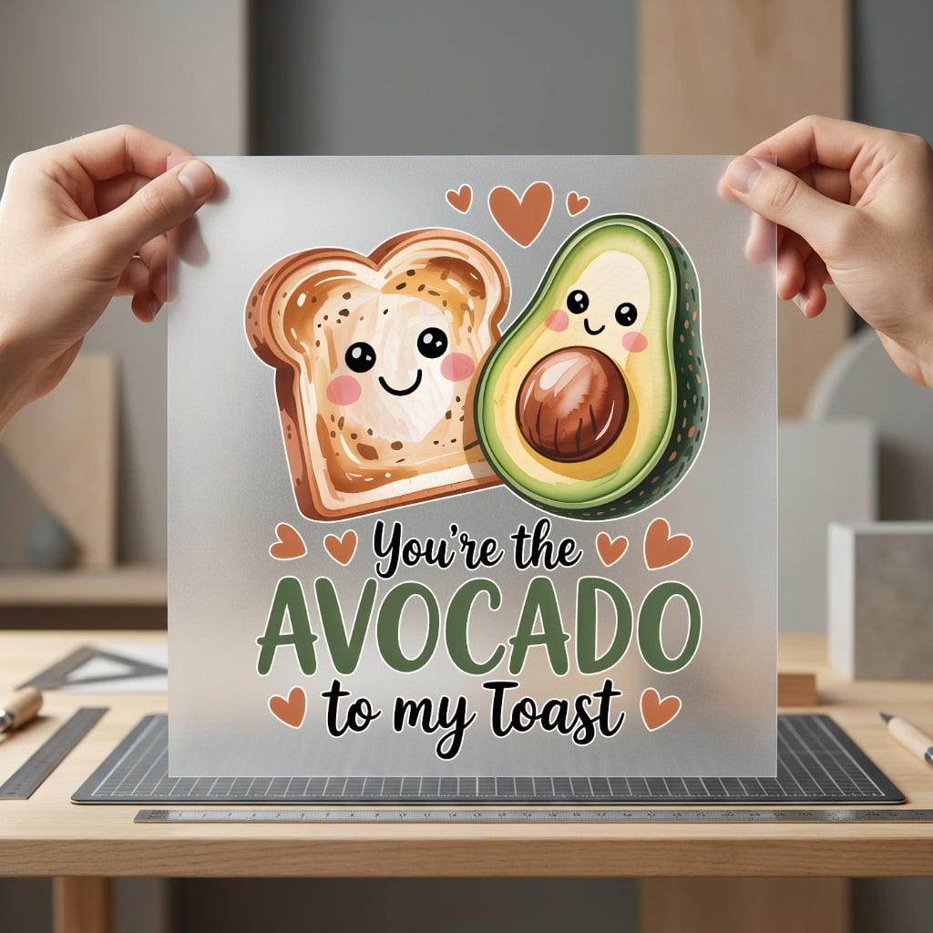 Avocado Toast Foodie Diy Funny Sarcastic Ready to Press DTF Transfer for Dtf
