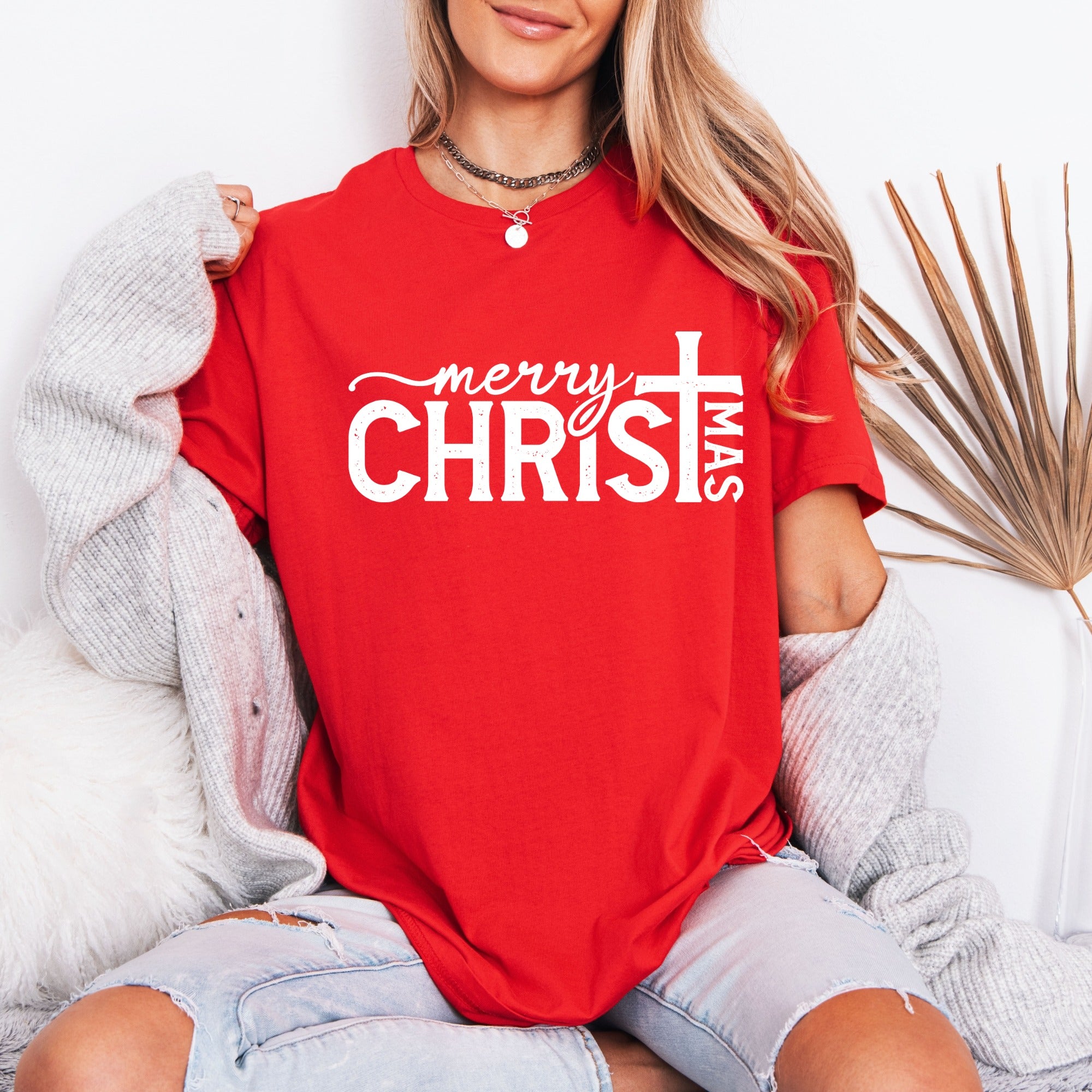 Merry CHRISTmas | Festive Christian Holiday Tee