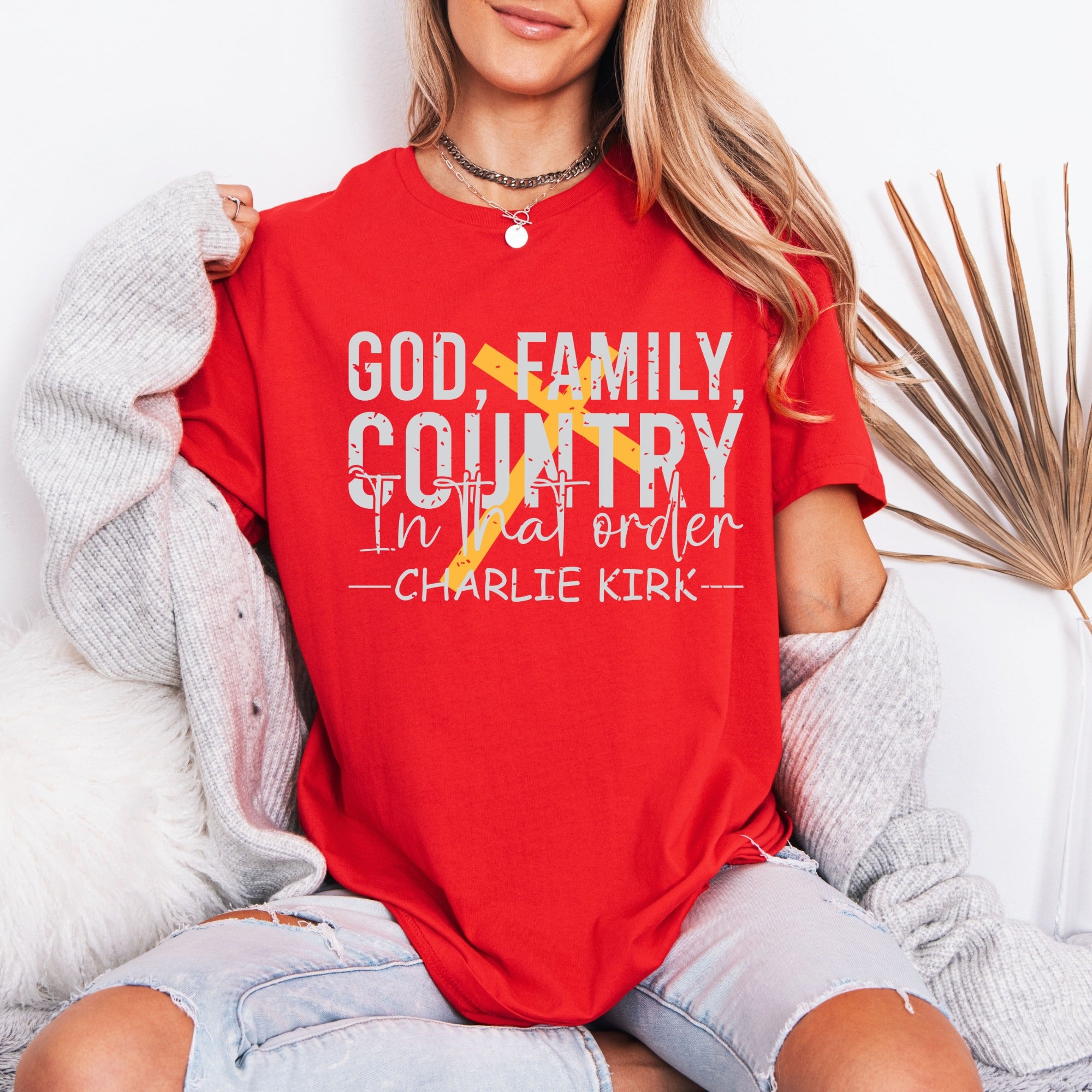 God, Family, Country | Faithful Priorities Tee