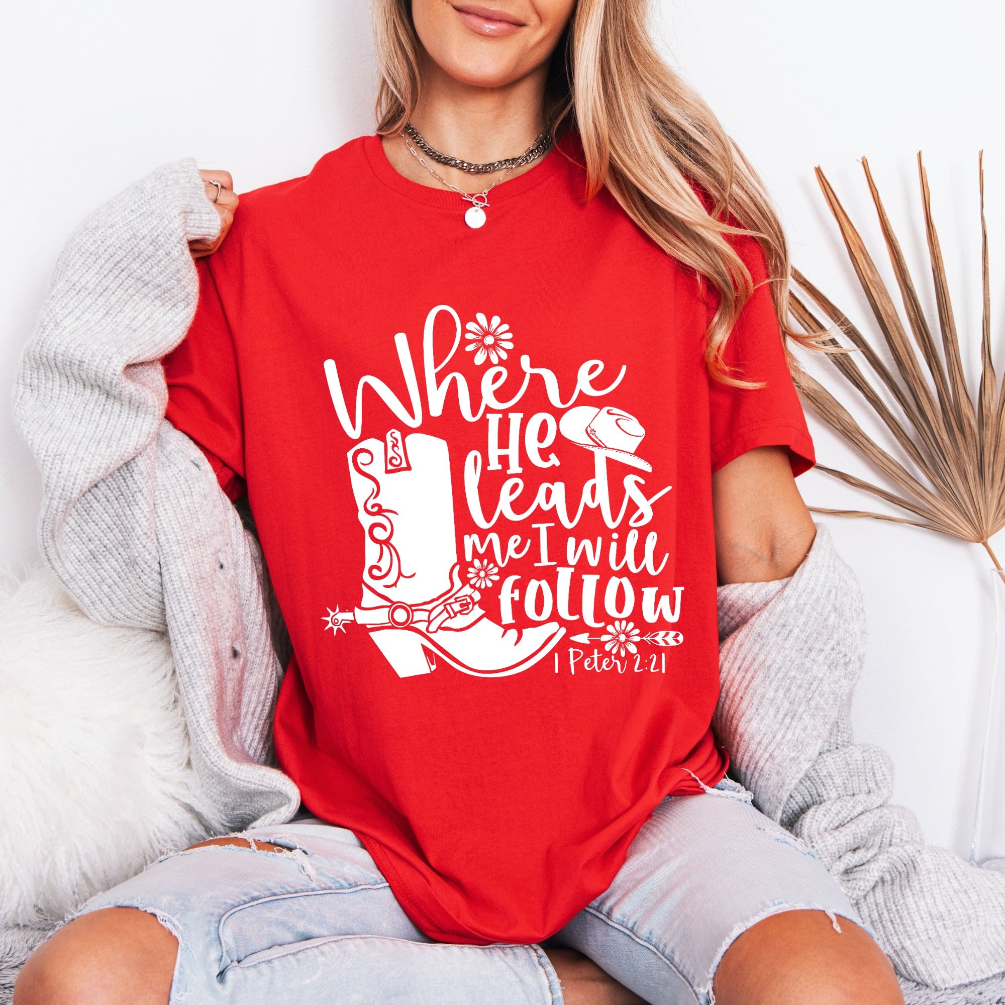 Where He Leads I Will Follow | Faith Journey Tee