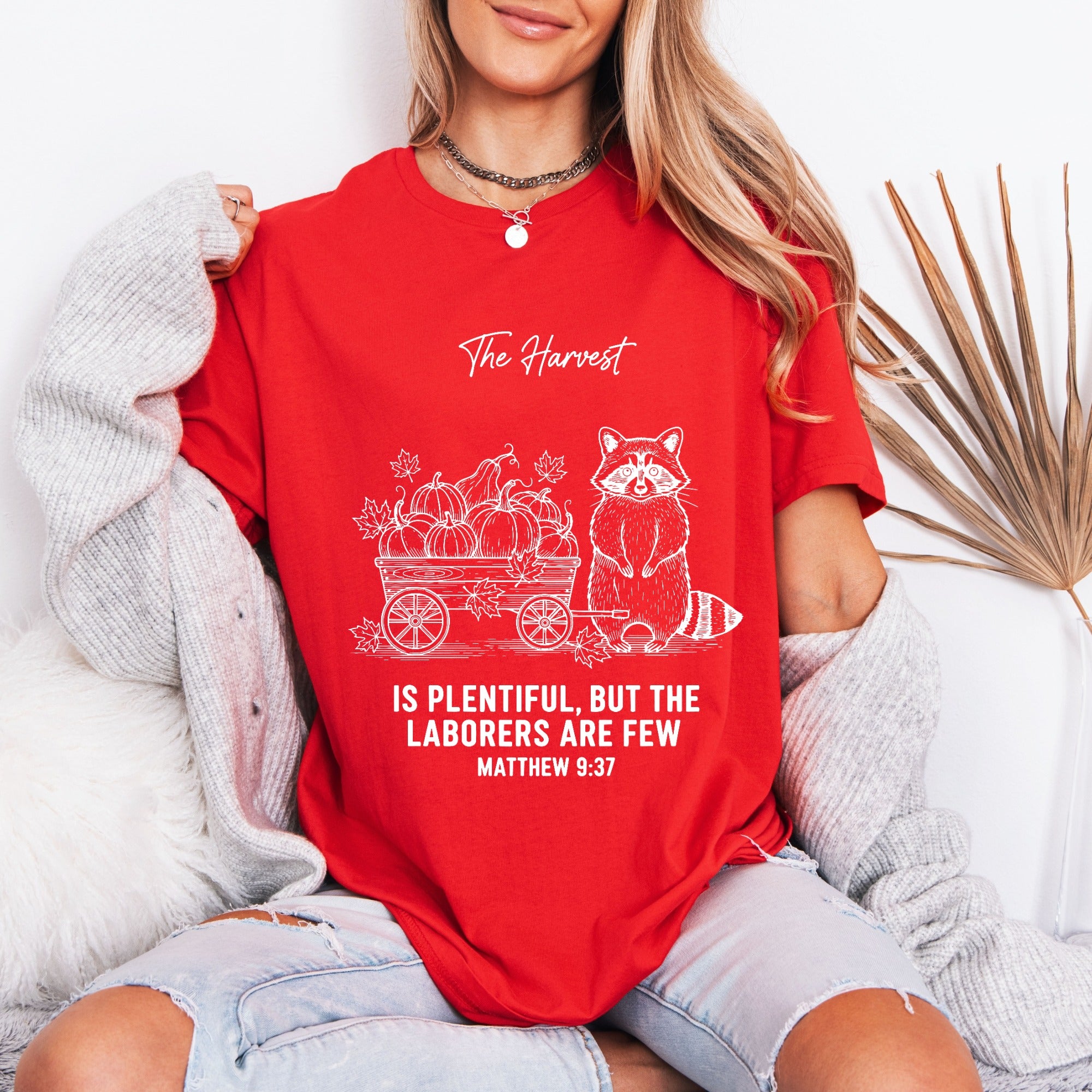 The Harvest Matthew 9:37 | Laborers & Abundance Tee