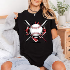 Baseball Bats Graphic Sports Vintage Retro Ready to Press DTF Transfer for Dtf