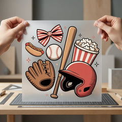 Baseball Game Day Fun Funny Sarcastic Ready to Press DTF Transfer for Dtf