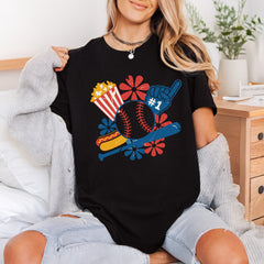 Baseball Game Day Patriotic Patriotic Vintage Ready to Press DTF Transfer for Dtf