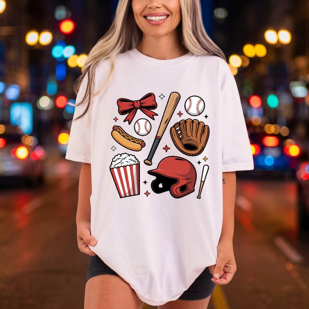 Baseball Game Day Retro Retro Fitness Ready to Press DTF Transfer for Dtf
