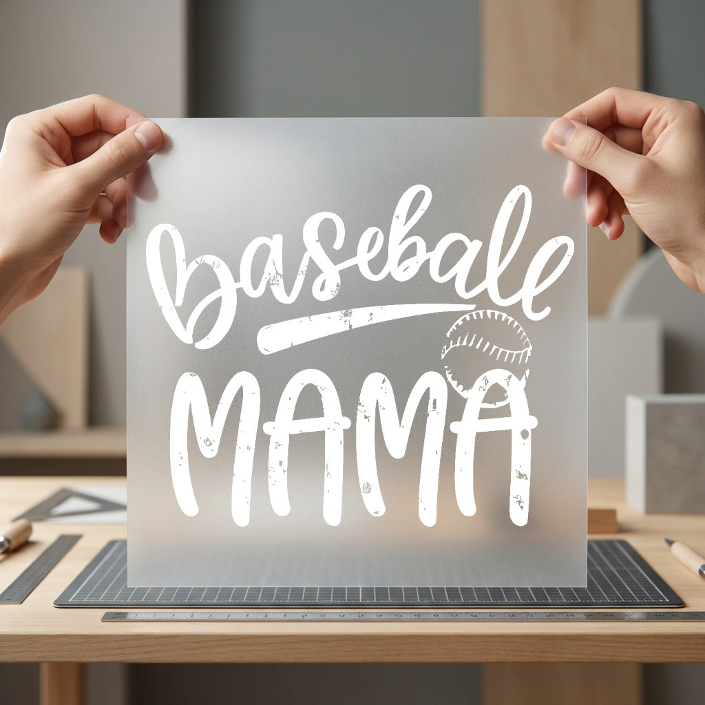Baseball Mama Distressed Diy Mom Fitness Ready to Press DTF Transfer for Dtf