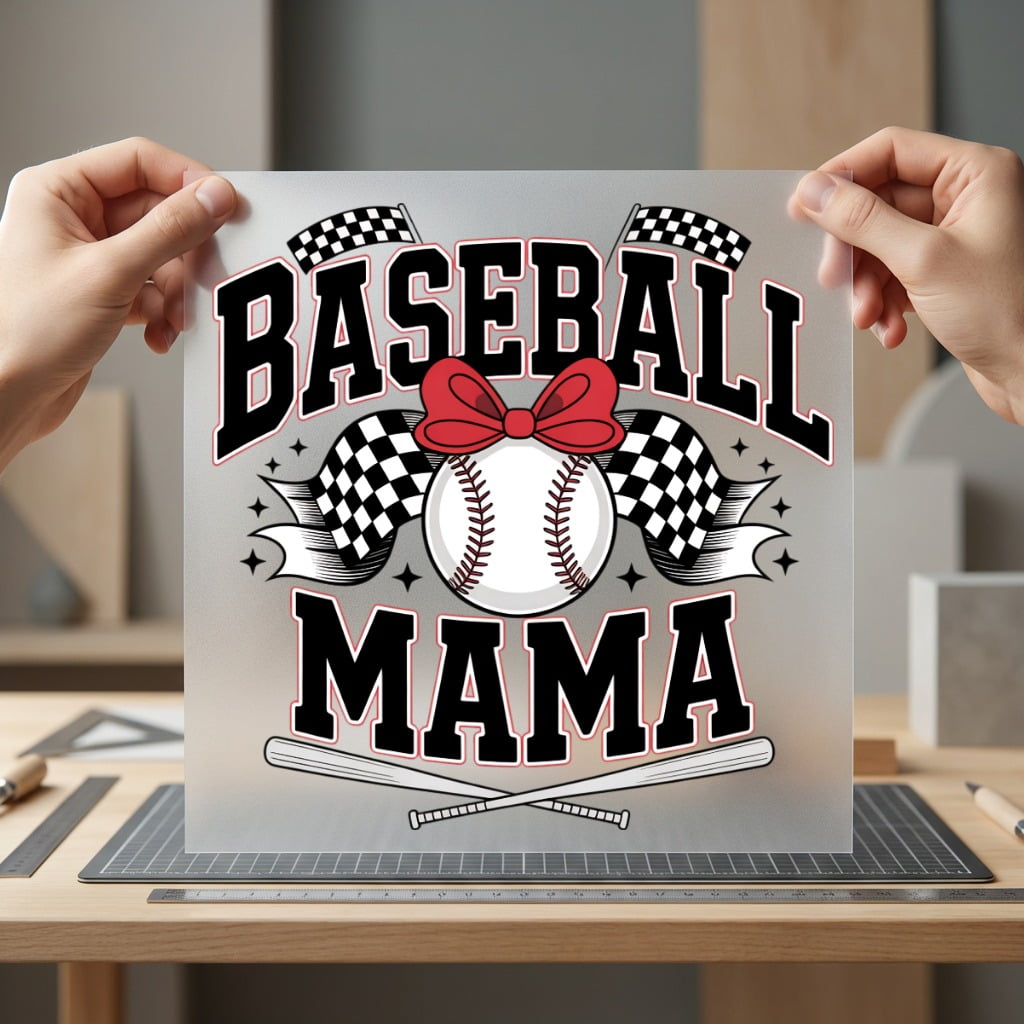 Baseball Mama Game Day Mom Vintage Ready to Press DTF Transfer for Dtf